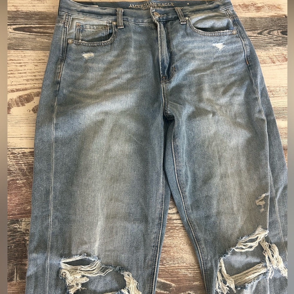 AE mom jeans
